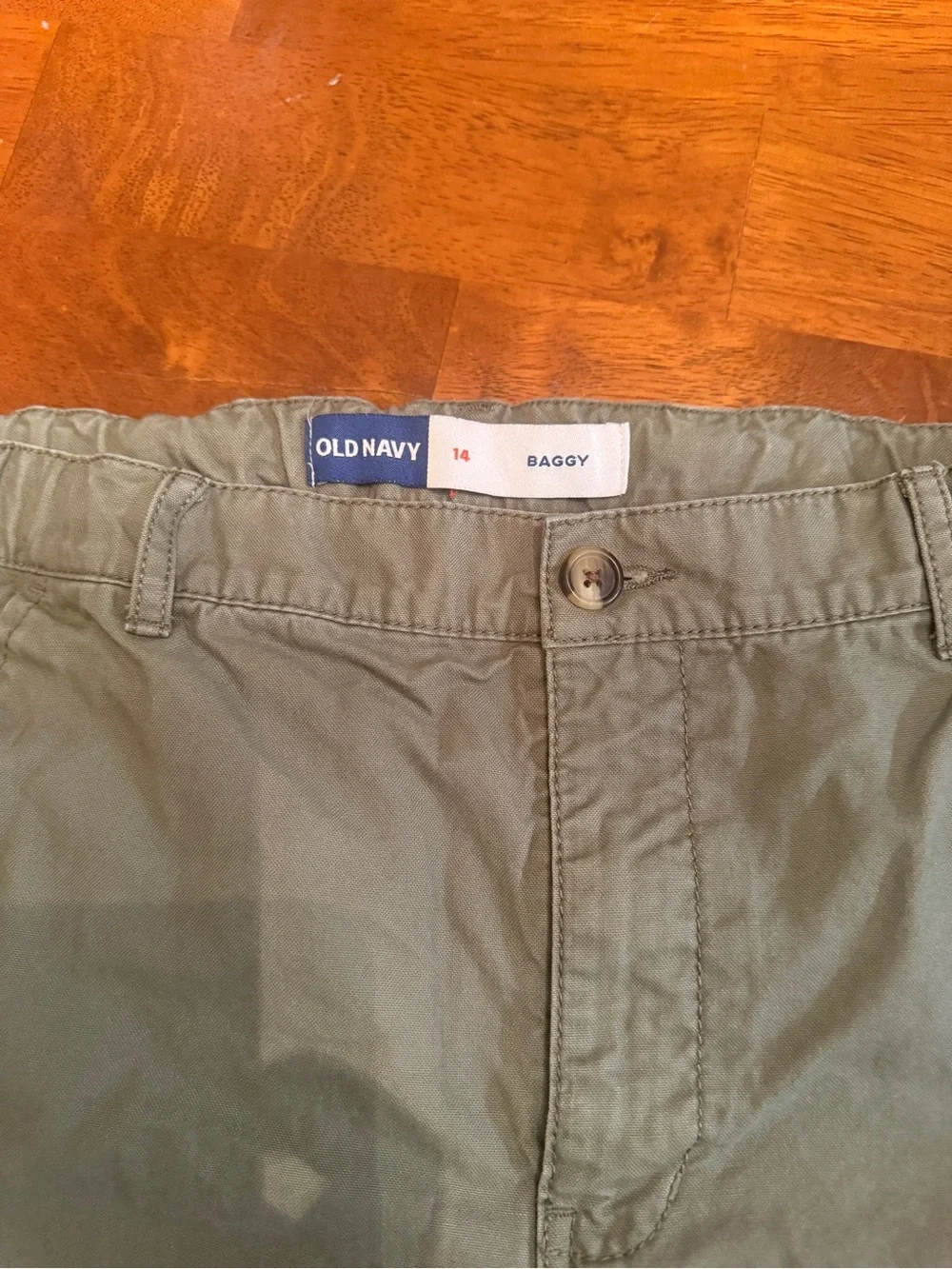 Boys Cargo Jeans - Olive and Denim